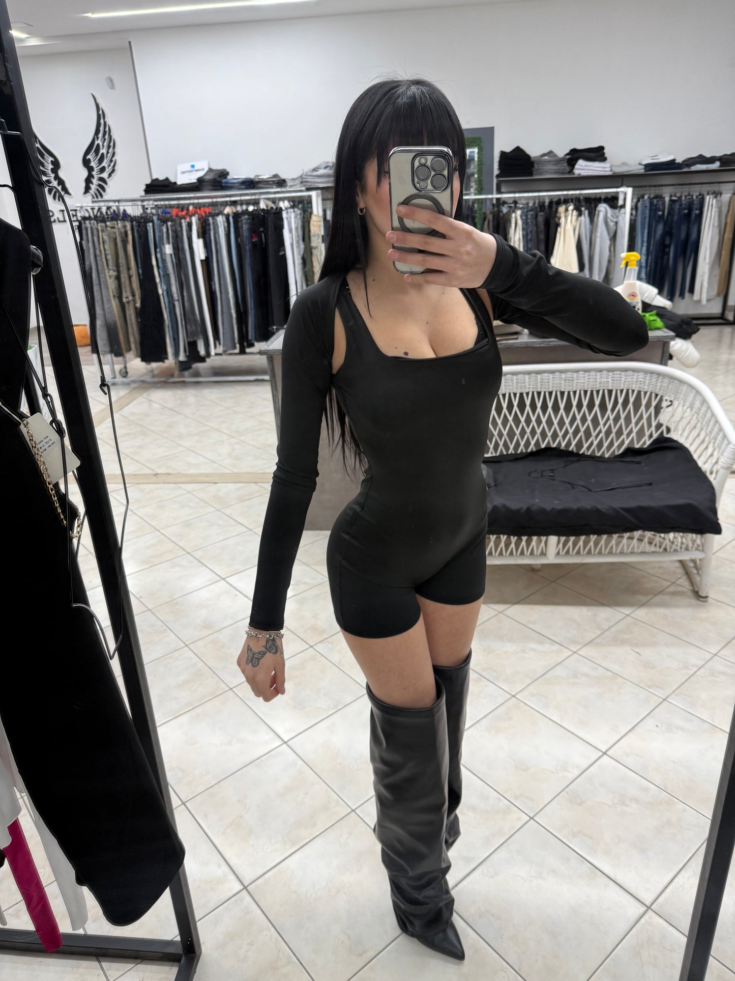 Mini Jampsuit con copri spalle