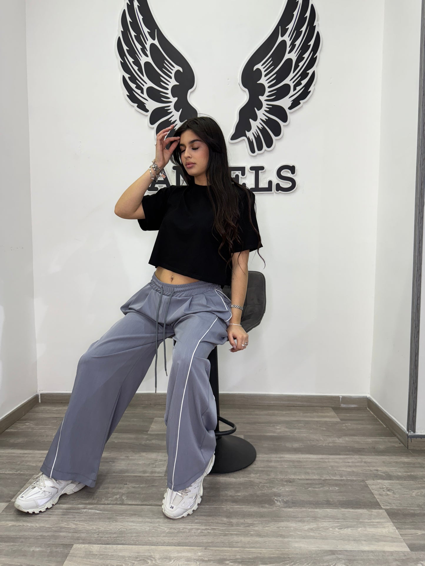 Pantalone Friday grigio