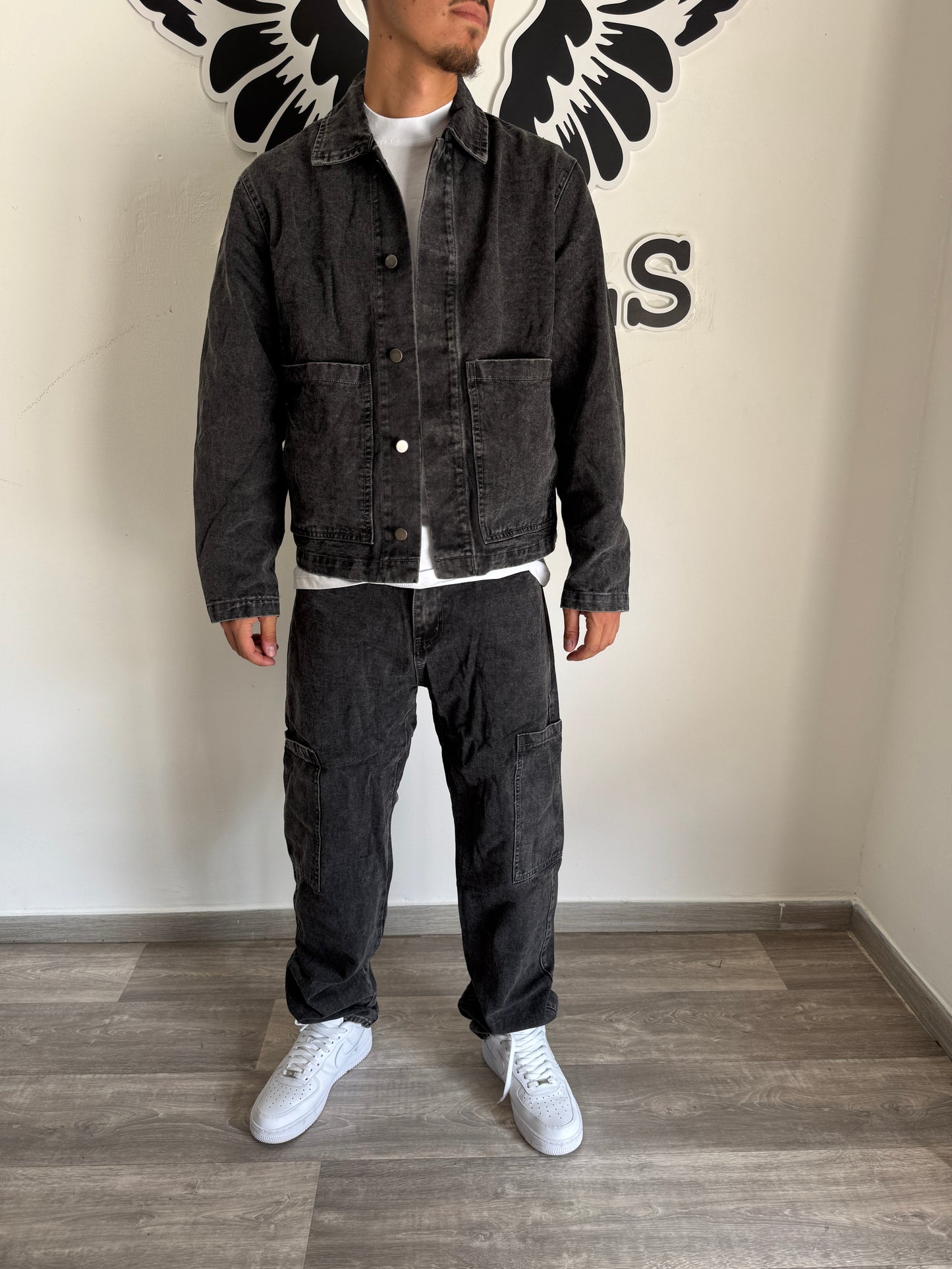 COORDINATO BAGGY GREY ME05G
