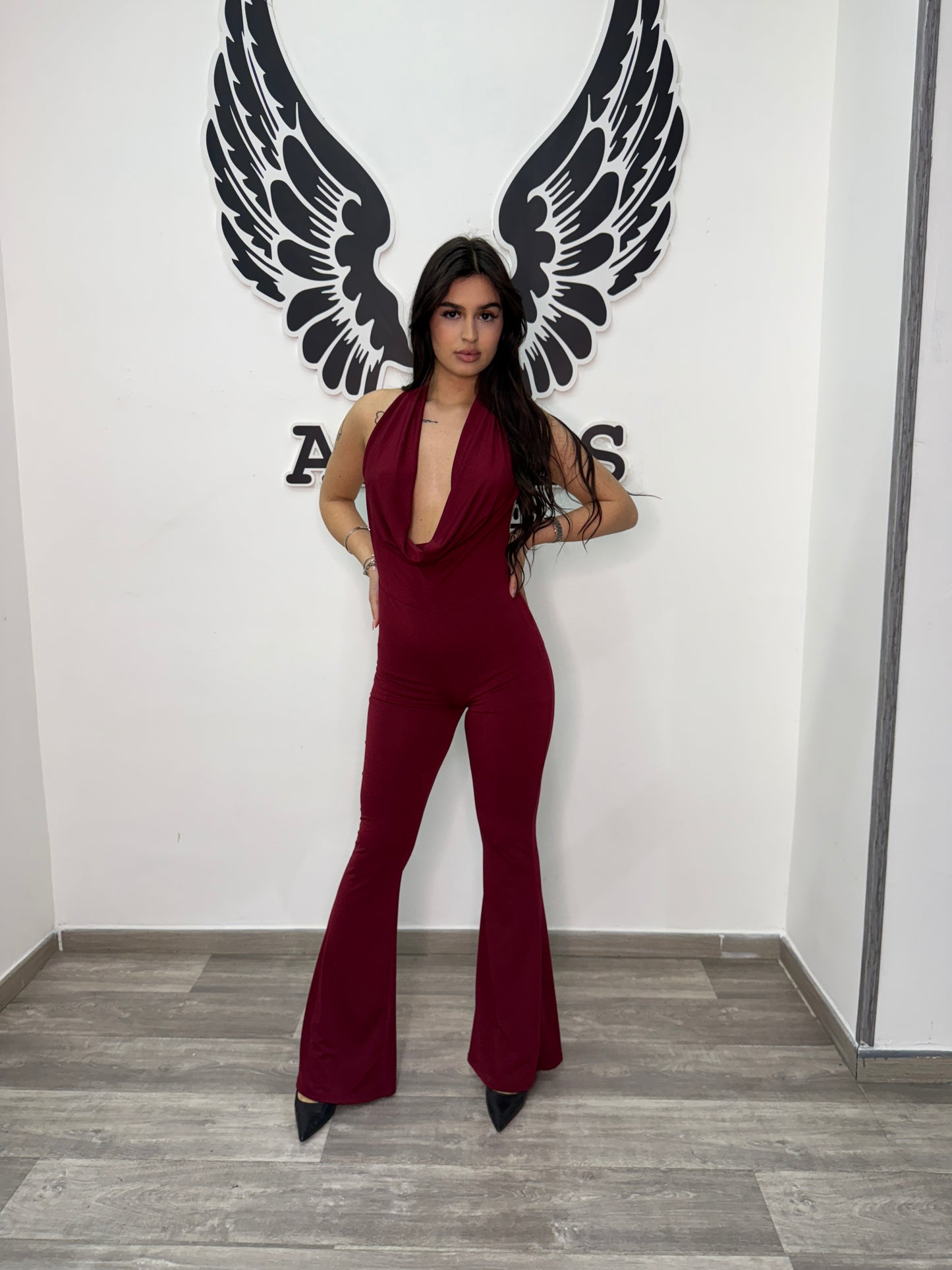 Jampsuit Diva bordeaux