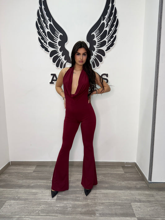 Jampsuit Diva bordeaux