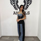 Coordset effetto Denim