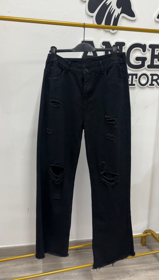 Jeans ripped black
