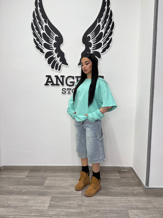 T shirt con guanto tiffany