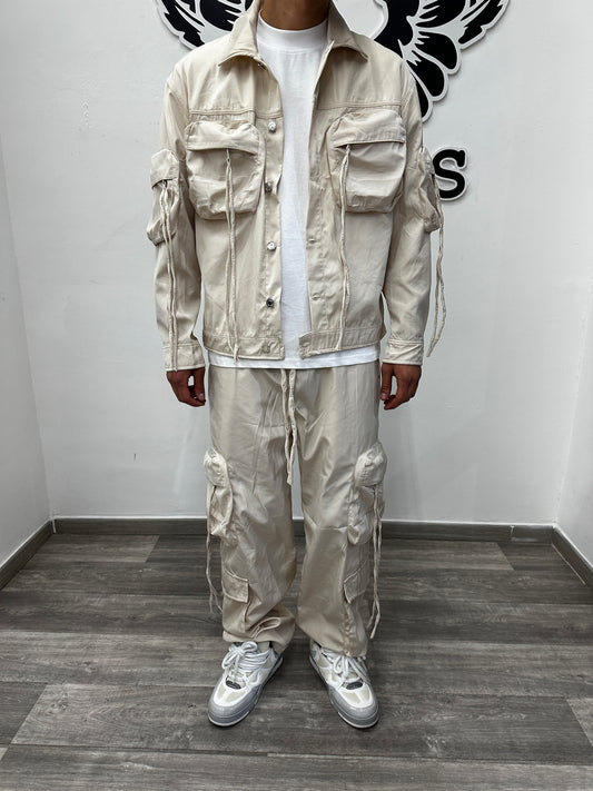 Coordinato tasconi beige