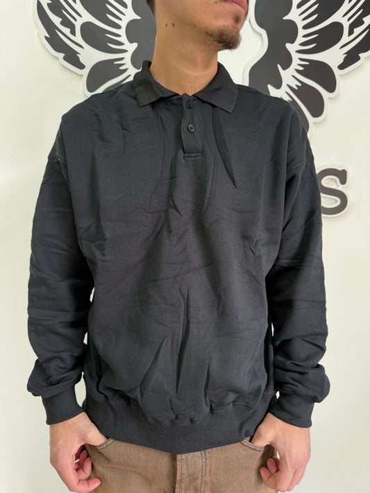 POLO FELPATA BLACK